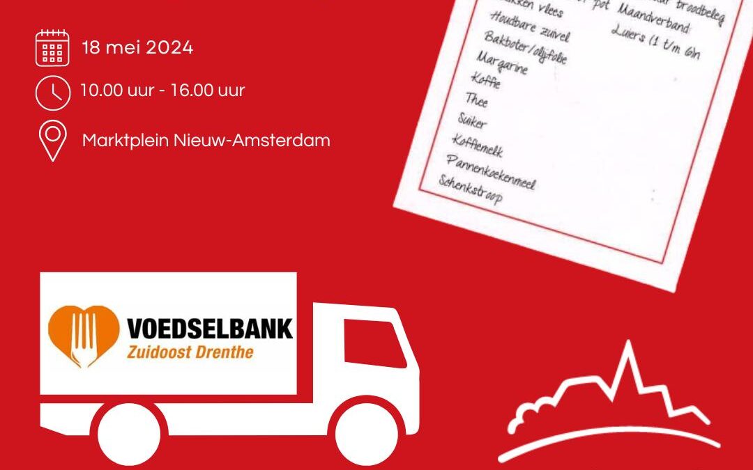 Voedselbank zaterdag 18 mei 2024